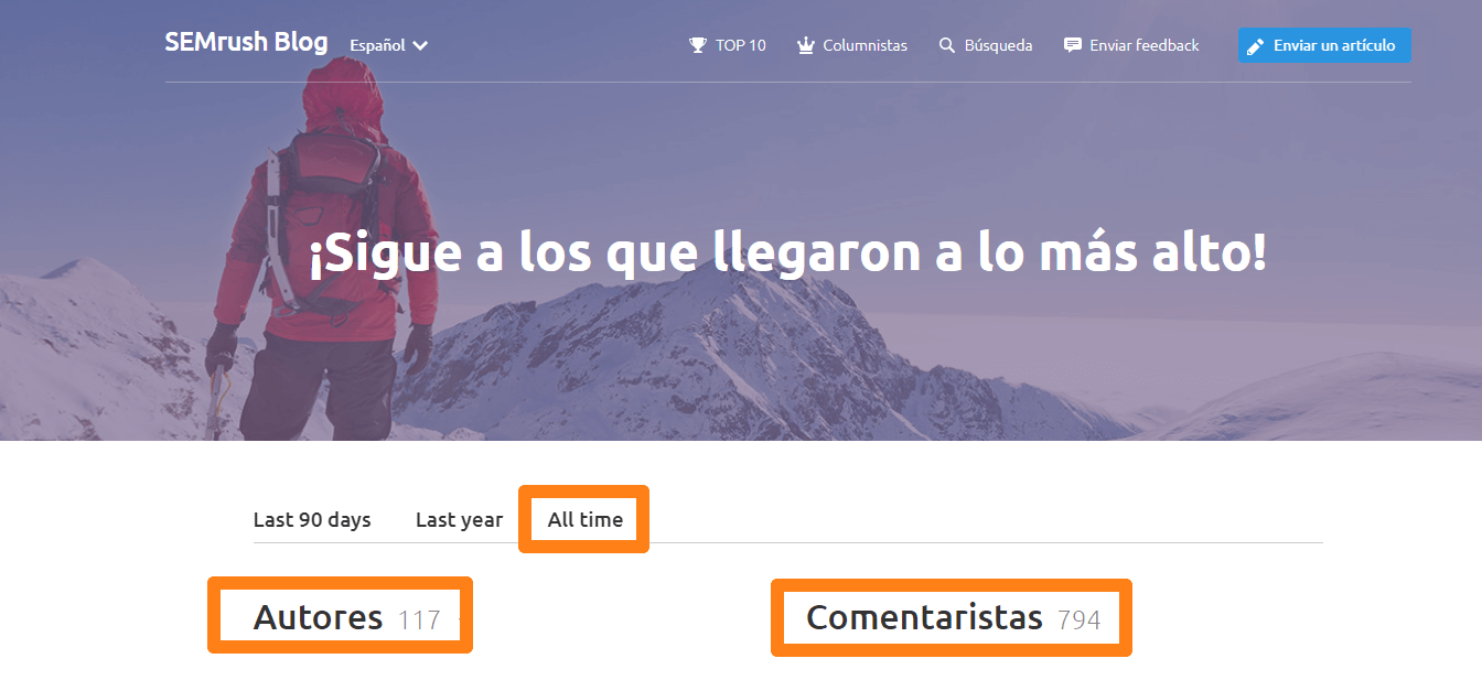 La estrategia de blog de Semrush se nutre de expertos como colaboradores y autores invitados