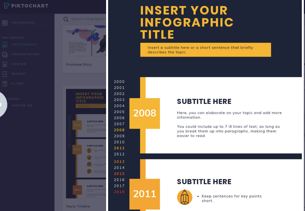 Piktochart, herramienta visual para crear infografías sin diseñador