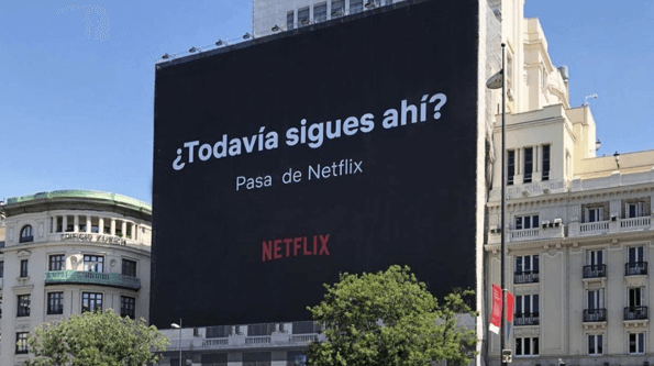 Ejemplo de branded content de Netflix